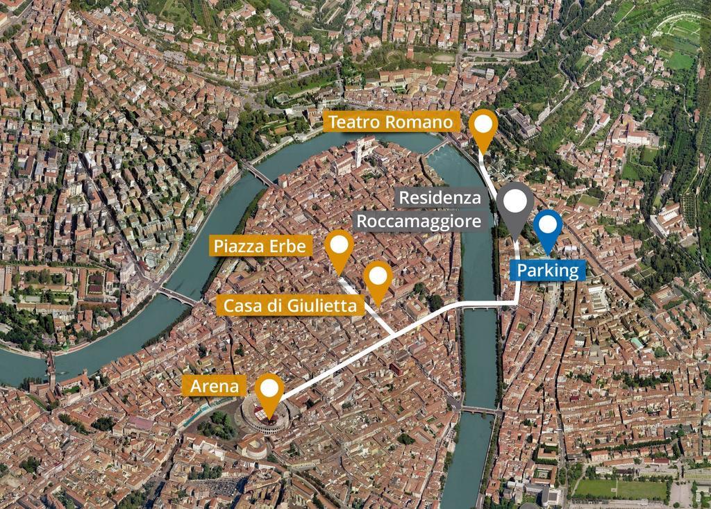 Residenza Roccamaggiore Verona Exterior foto